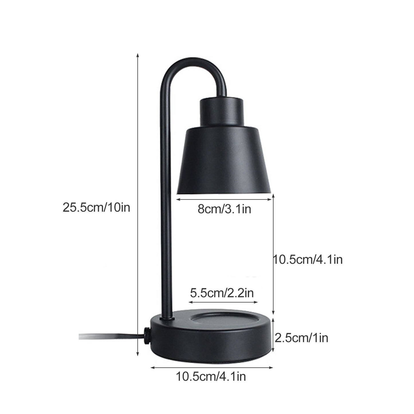 Aromatherapy Melting Wax Lamp Dimmable Night Light Table Candle Warmer Lamp