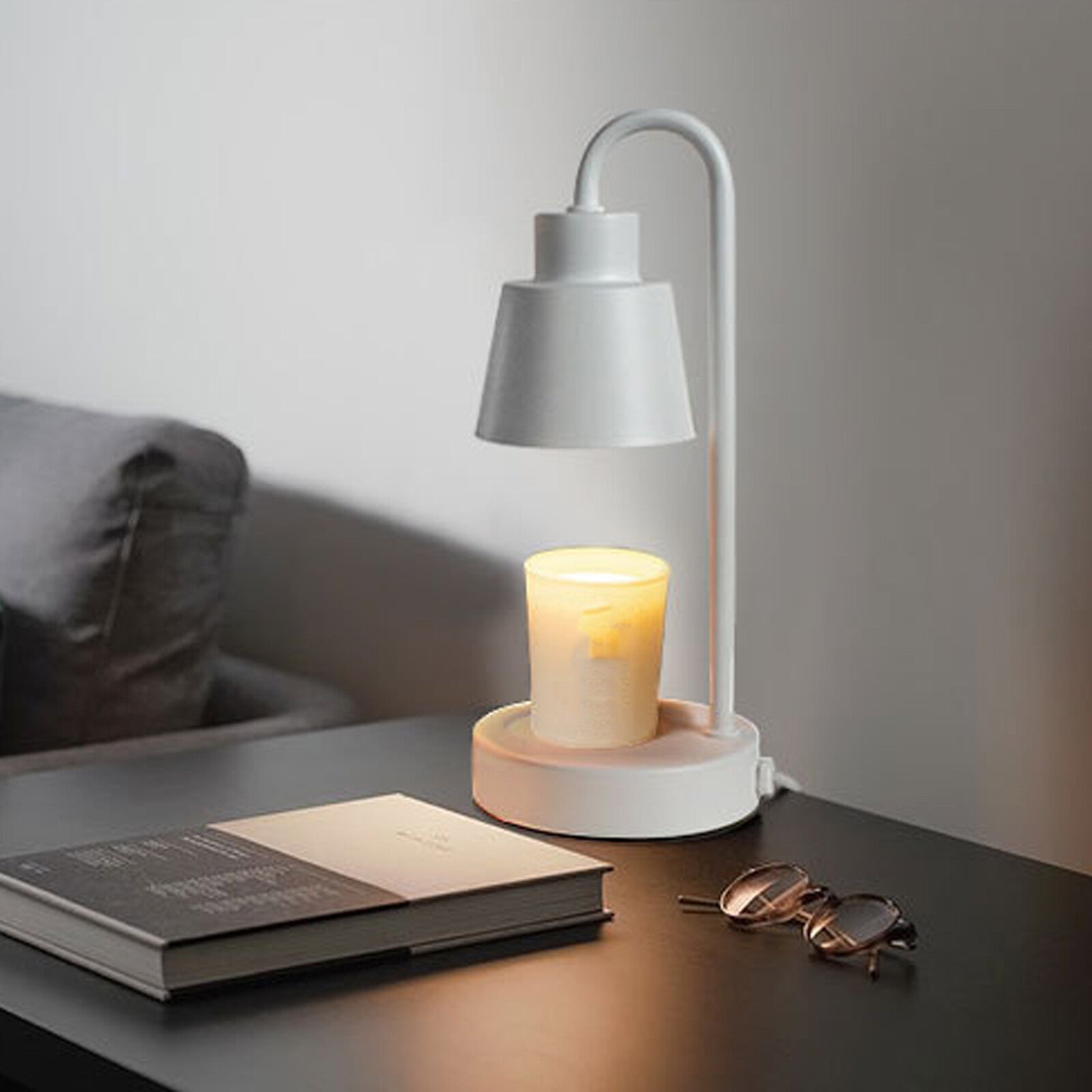 Aromatherapy Melting Wax Lamp Dimmable Night Light Table Candle Warmer Lamp