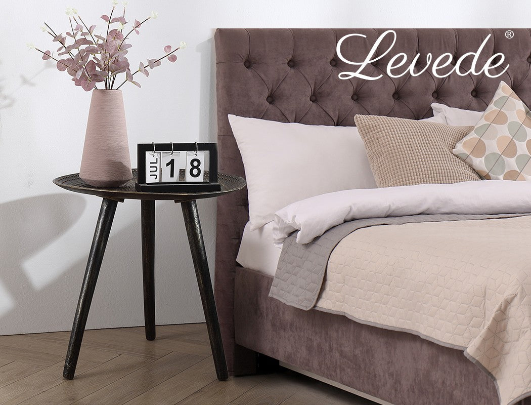 Levede Side Table Coffee Bedside End Tables Antique Storage Modern Plant Stand