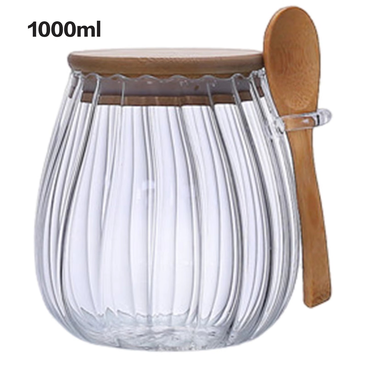 1Pc Airtight Food Containers Kitchen Storage Pots Glass Jar with Lid Sealed Canister Sugar Tea Cans Hermetic Kitchen Coffee Jars