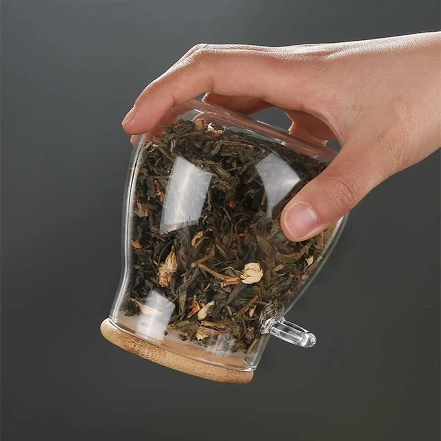 1Pc Airtight Food Containers Kitchen Storage Pots Glass Jar with Lid Sealed Canister Sugar Tea Cans Hermetic Kitchen Coffee Jars