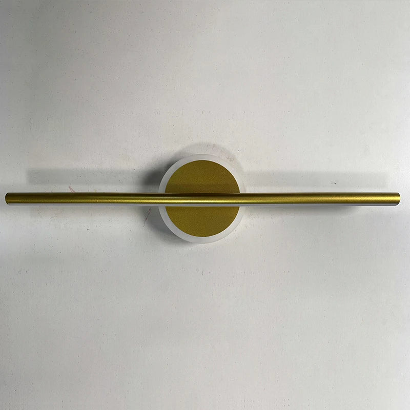 Modern LED Wall Lamp Black Mirror Light Dresser Bathroom Toilet Long Strip Lamps Home Decor 40/60/80CM Led Lighting Lustre