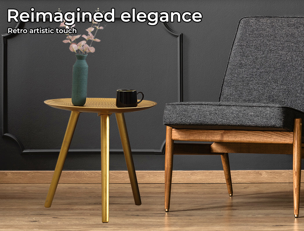 Levede Side Table Coffee Bedside End Tables Antique Storage Modern Plant Stand