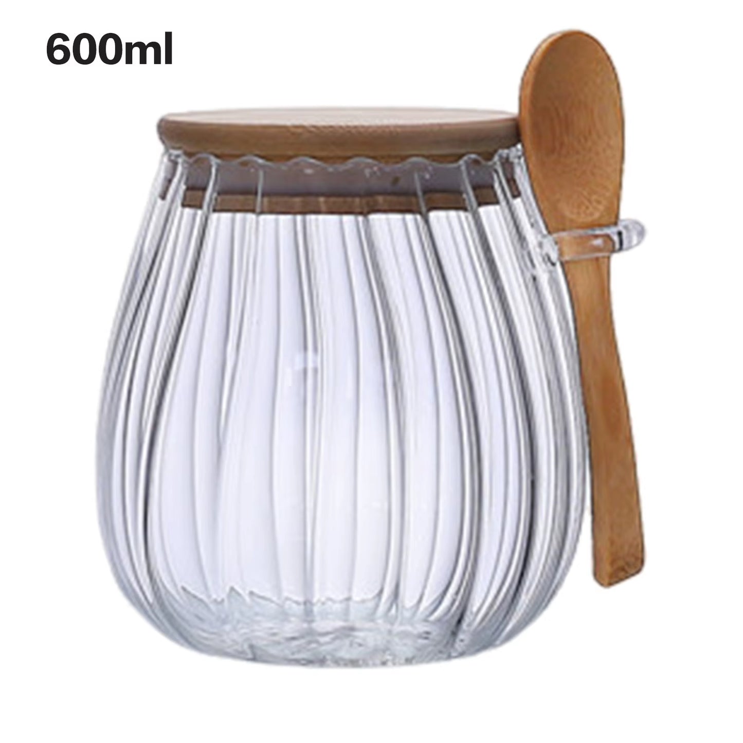 1Pc Airtight Food Containers Kitchen Storage Pots Glass Jar with Lid Sealed Canister Sugar Tea Cans Hermetic Kitchen Coffee Jars