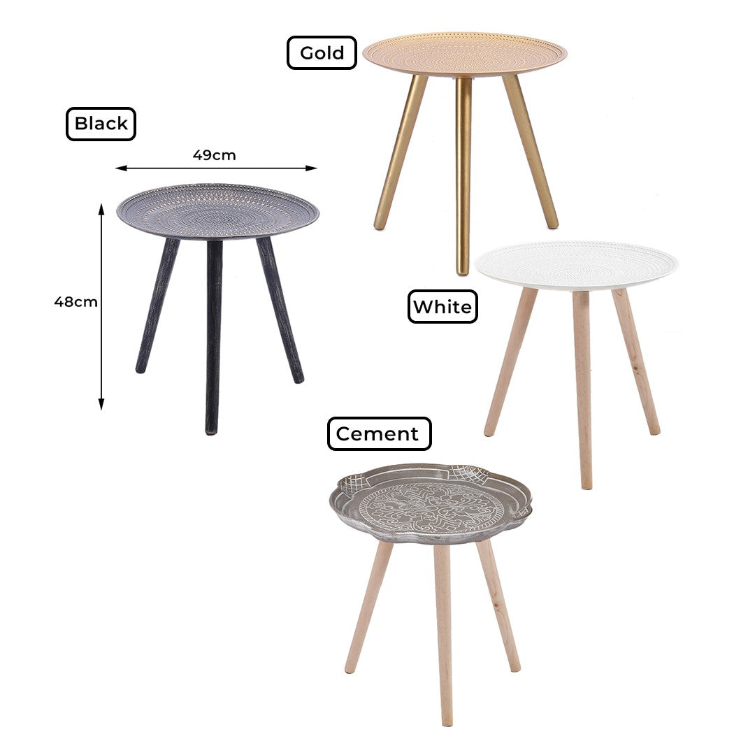 Levede Side Table Coffee Bedside End Tables Antique Storage Modern Plant Stand