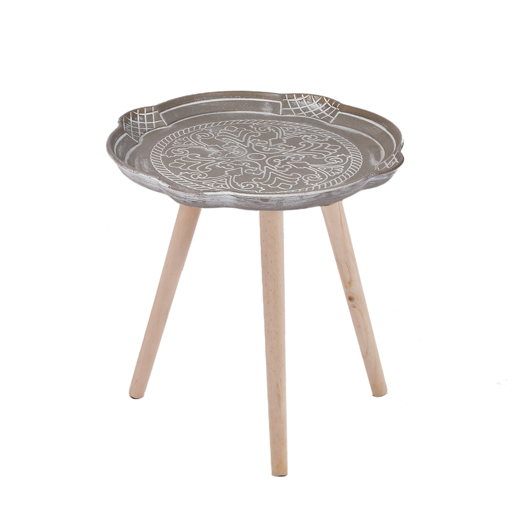 Levede Side Table Coffee Bedside End Tables Antique Storage Modern Plant Stand